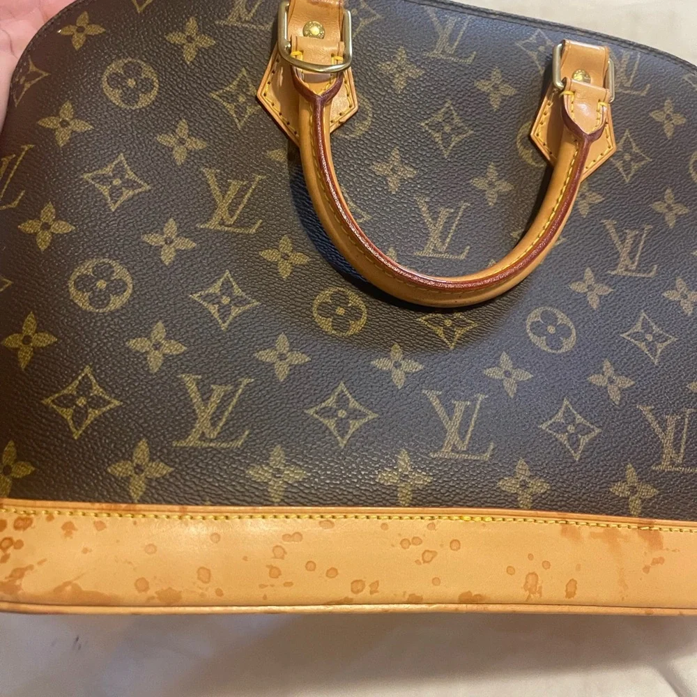 Louis Vuitton Alma Pm Monogram Black Handbag - Picture 3 of 8